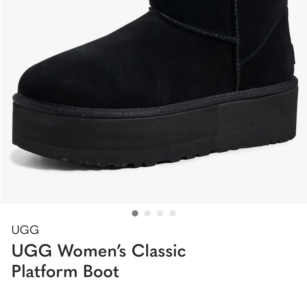 UGG Women's Black Platform Boots
